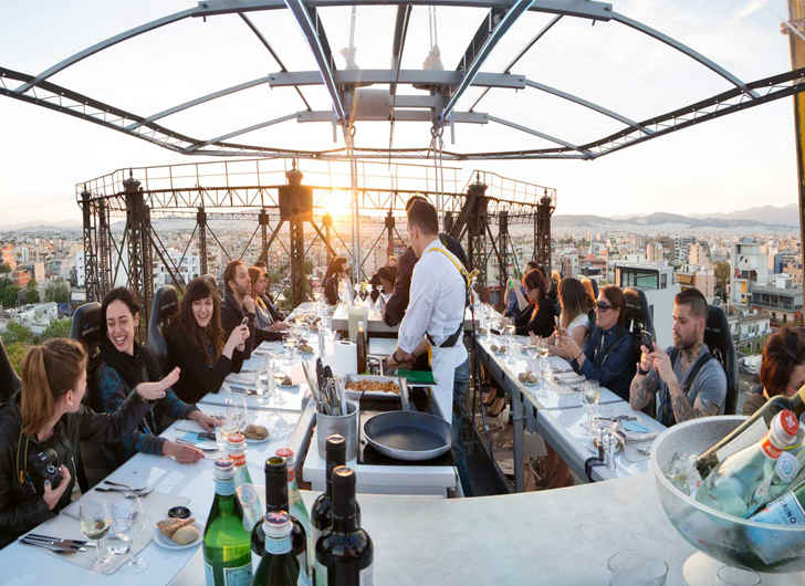 Dine in the Sky at this Restaurant Located 130 Feet Above Ground