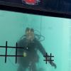 Dive Tank is Displayed by US Navy during Fleet Week in Times Square